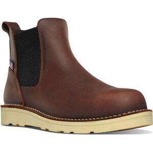 Danner - Mens Bull Run Chelsea 6" Wedge Boots, size 14 US mens, color brown.
